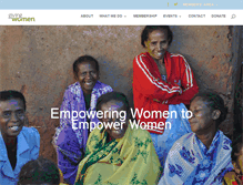 Tablet Screenshot of givingwomen.ch